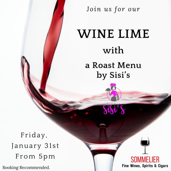 Wine Lime with a Roast  Menu by Sisi 31st January 2025